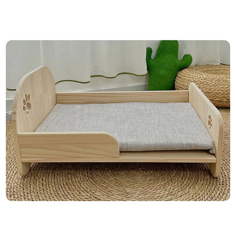 Giường Gỗ Kiểu Dáng Đơn Giản Dành Cho Thú Cưng | Nội Thất Kaga Thương Hiệu Nội Thất Hiện Đại