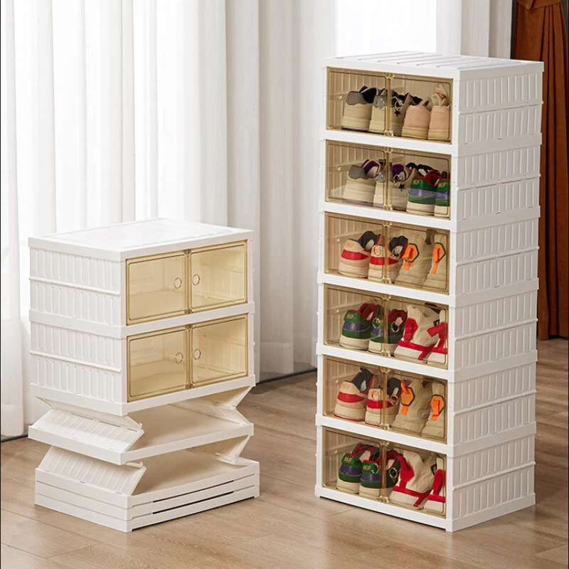 Tủ Nhựa Để Giày Dép Đơn Gấp Gọn Liền Khối Chắc Chắn 9 Tầng | Nội Thất Kaga Thương Hiệu Nội Thất Hiện Đại