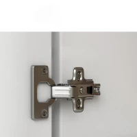Tủ Bếp Tối Giản 3 Cánh Mở Màu Xám