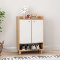 Tủ Giày 4 Tầng Tiện Dụng Màu Gỗ