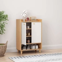 Tủ Giày 4 Tầng Tiện Dụng Màu Gỗ