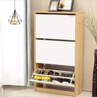 Tủ Giày 3 Tầng Tiết Kiệm Không Gian Màu Trắng