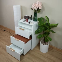 Tủ Trang Điểm Gấp Gọn Màu Trắng