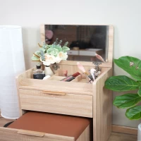 Tủ Trang Điểm Gấp Gọn Màu Gỗ